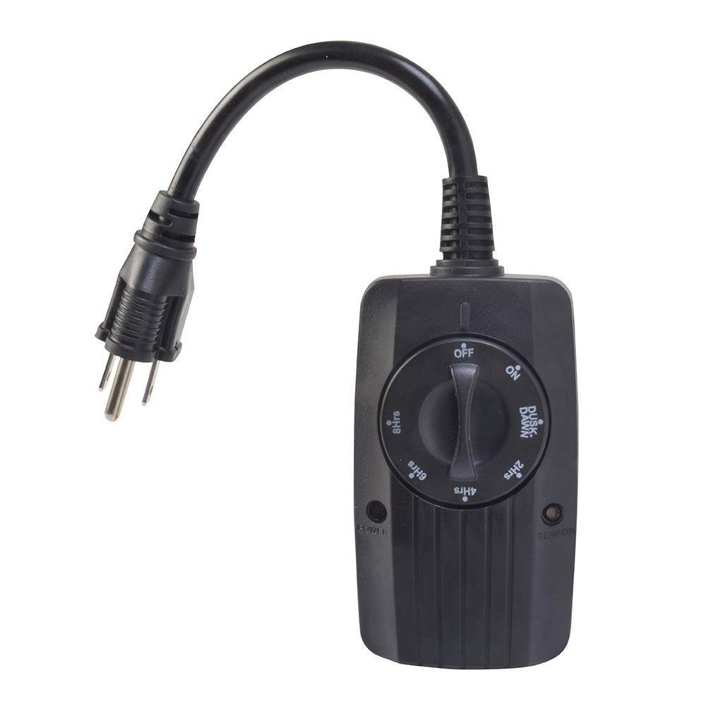 Woods 2001WD 8.3 Amp Outdoor 24 Hour Outlet Timer with Photocell Light Sensor