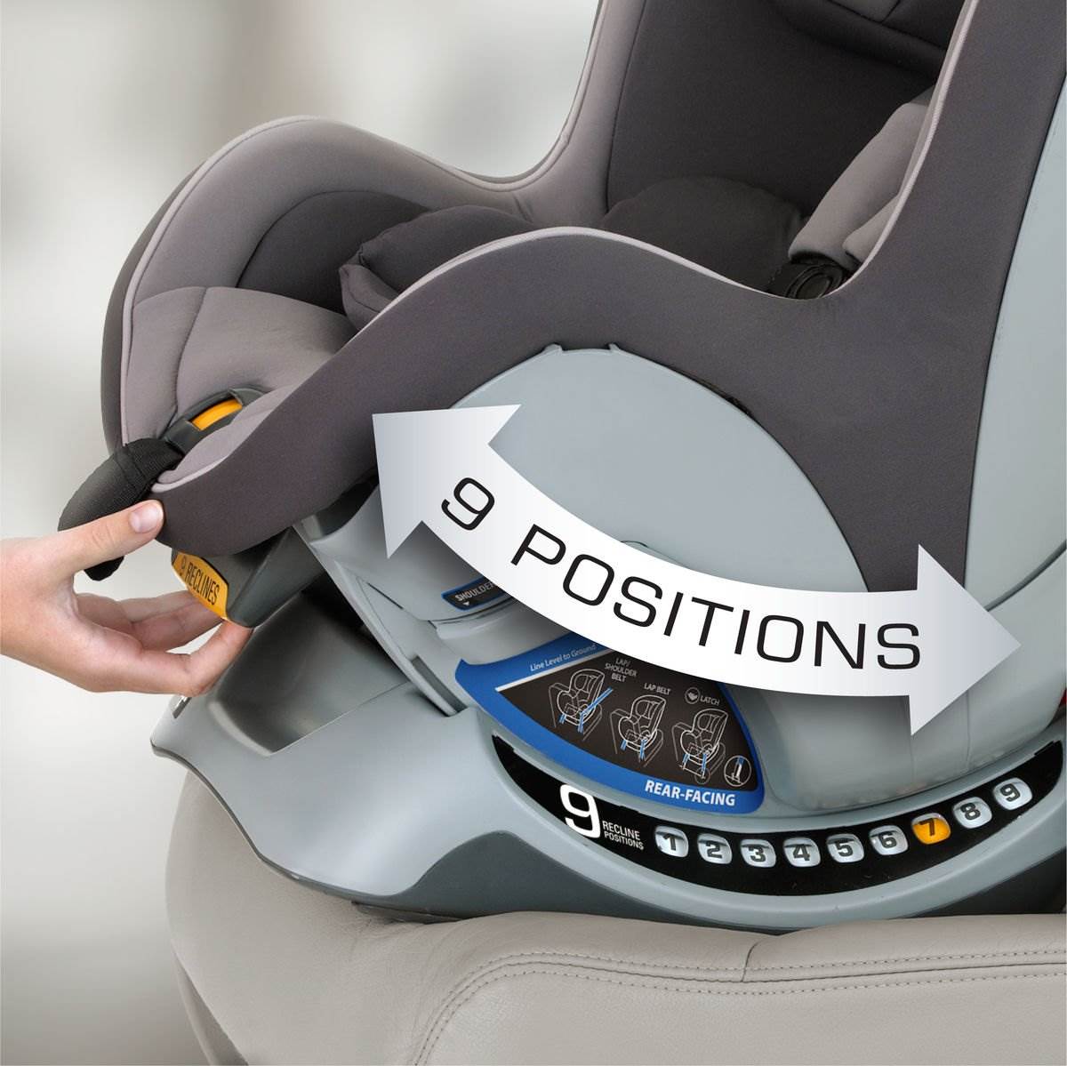 Chicco NextFit Baby Rear to Forward Facing Convertible Car Seat, Matrix (2 Pack) - VMInnovations