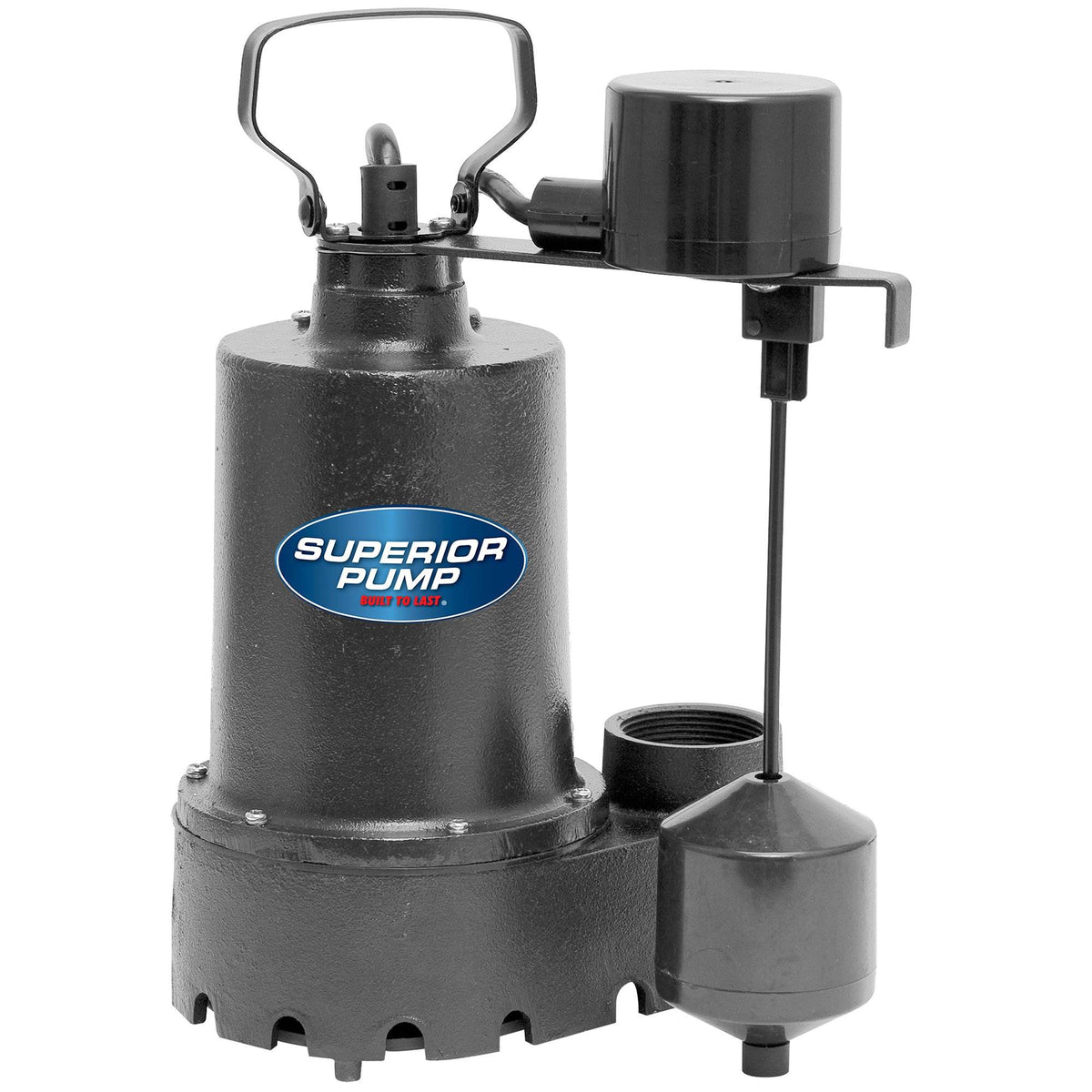 Superior Pump 1/2 HP Float Switch Cast Iron Submersible Sump Pump (Open Box)