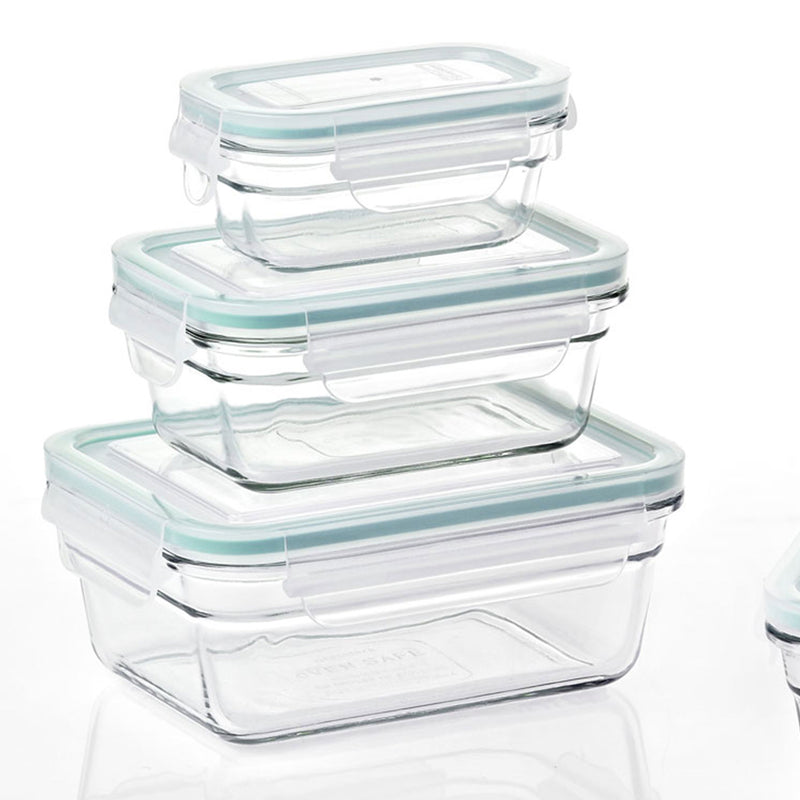 Glasslock Oven and Microwave Safe Glass Food Storage 10 Piece Set (Open Box)