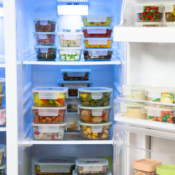 Glasslock Oven and Microwave Safe Glass Food Storage Containers 12 Piece (Used) - VMInnovations