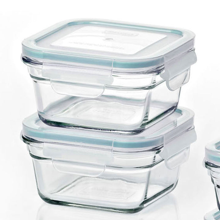 Glasslock Oven and Microwave Safe Glass Food Storage 12 Piece Set (Open Box) - VMInnovations