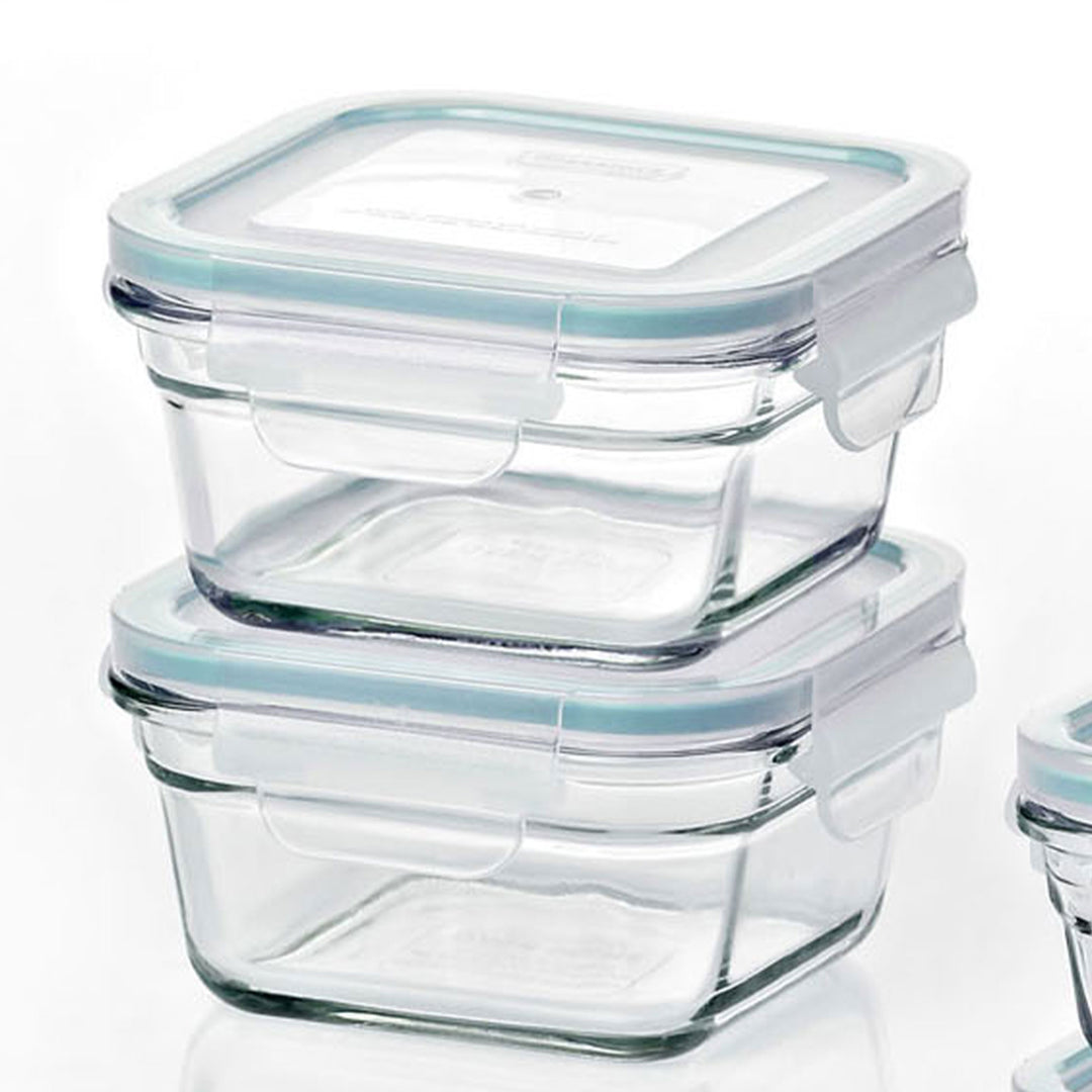 Glasslock Oven and Microwave Safe Glass Food Storage 12 Piece Set (Open Box) - VMInnovations