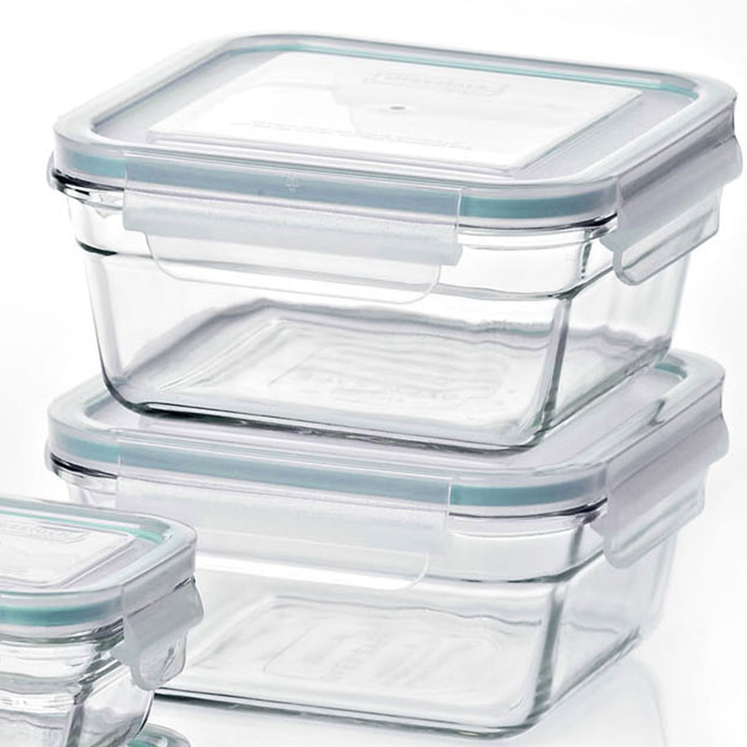 Glasslock Oven and Microwave Safe Glass Food Storage 12 Piece Set (Open Box) - VMInnovations