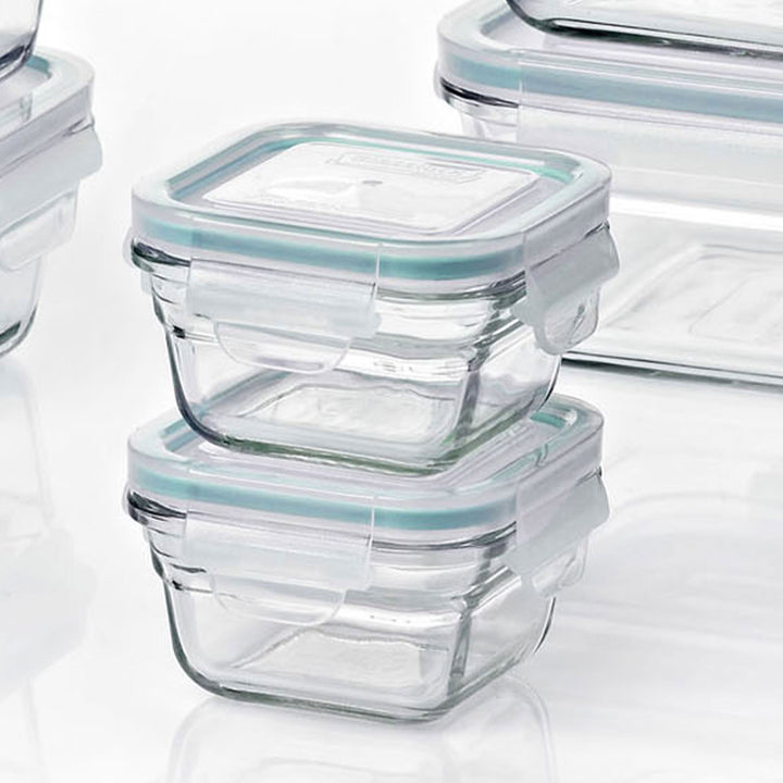 Glasslock Oven and Microwave Safe Glass Food Storage Containers 12 Piece (Used) - VMInnovations