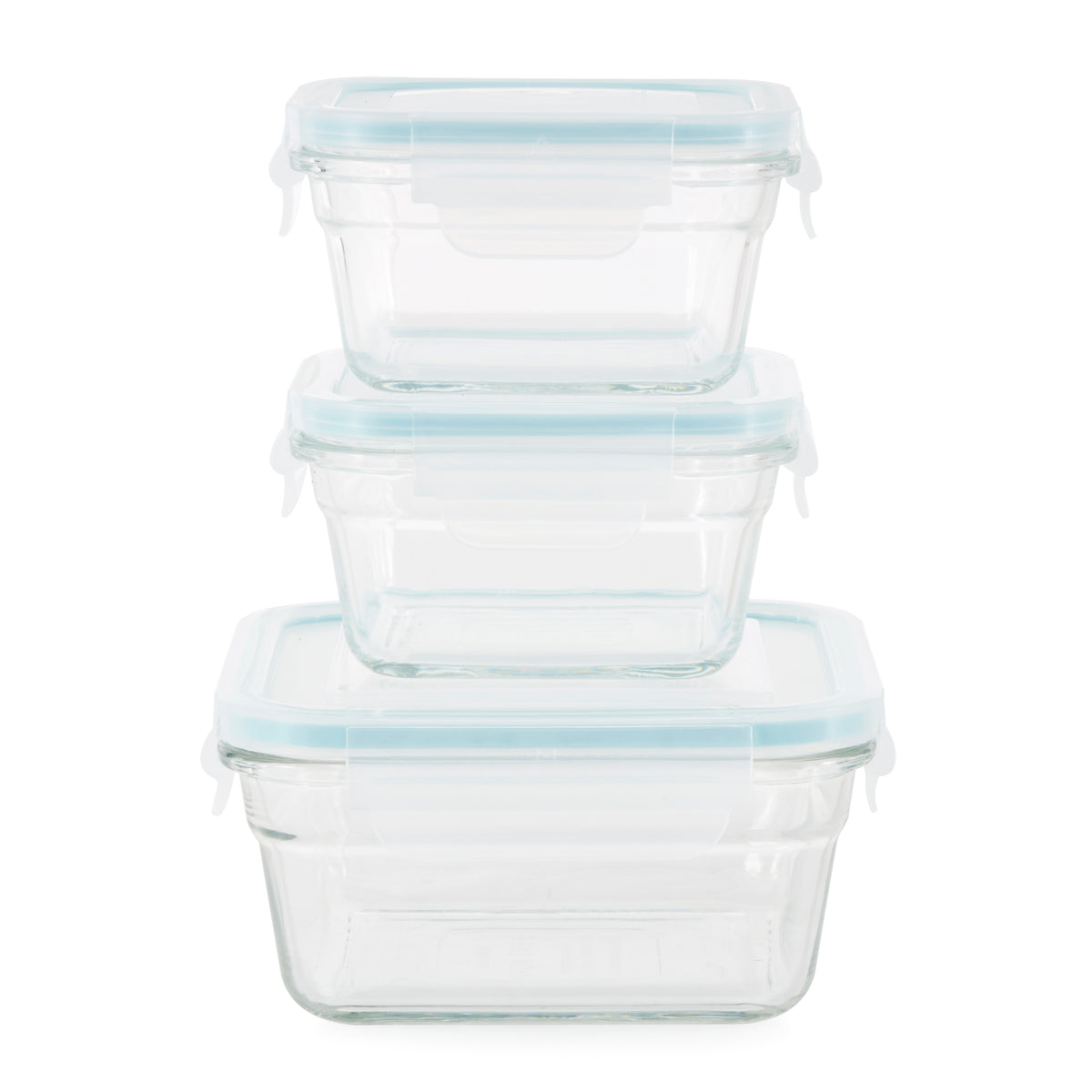 Glasslock Oven and Microwave Safe Food Storage Containers 14 Pc Set (For Parts)