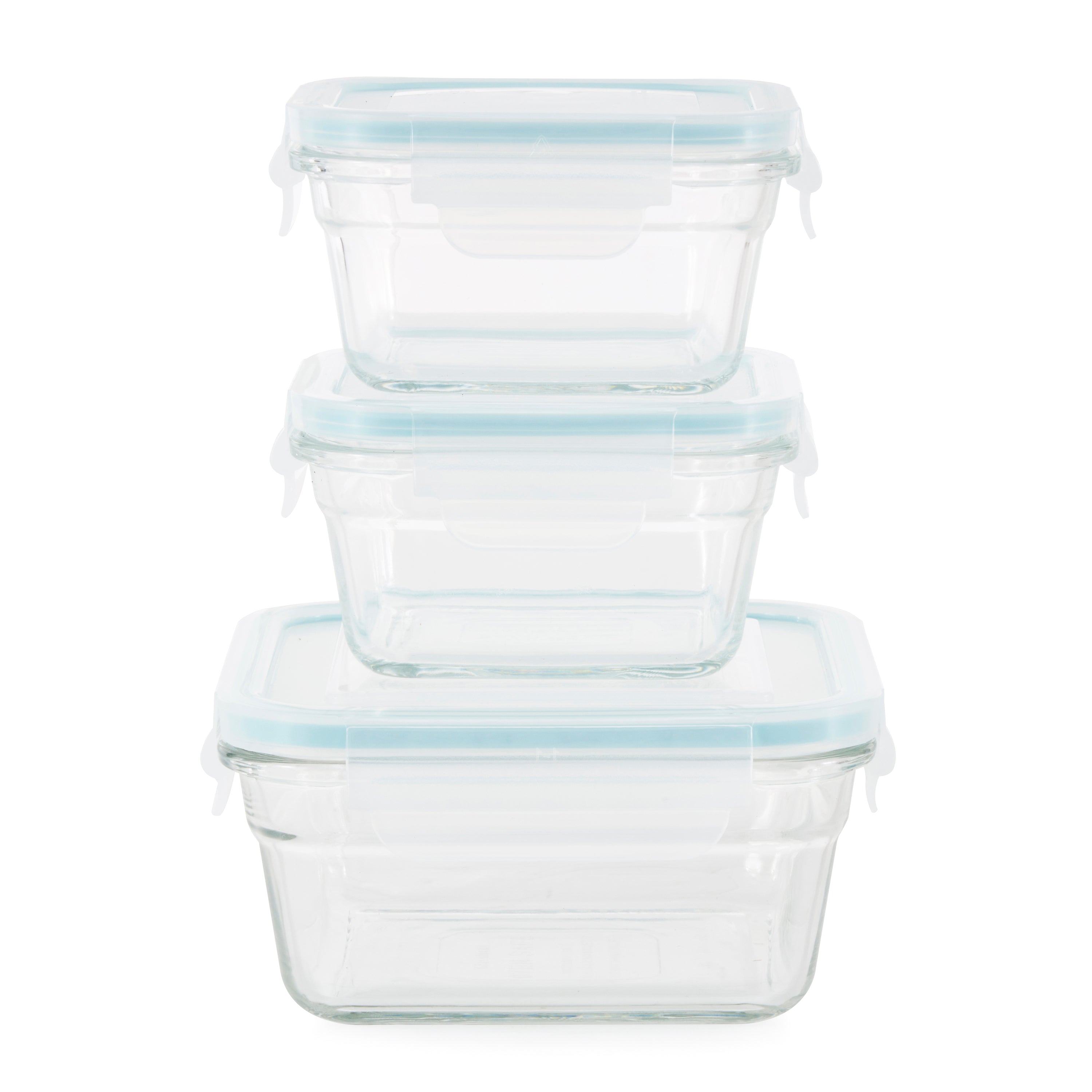 Glasslock Oven/Microwave Safe Glass Food Storage Containers 14 Pieces (Open Box) - VMInnovations