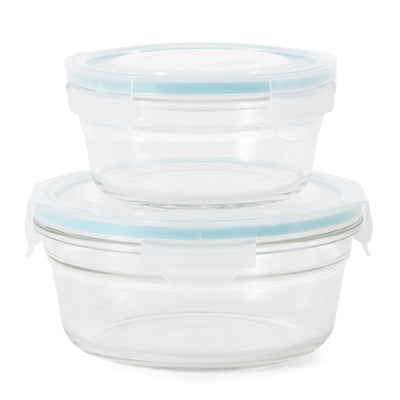 Glasslock Oven and Microwave Safe Food Storage Containers 14 Pc Set (For Parts)