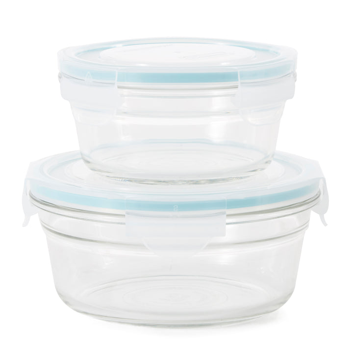 Glasslock Oven/Microwave Safe Glass Food Storage Containers 14 Pieces (Open Box) - VMInnovations