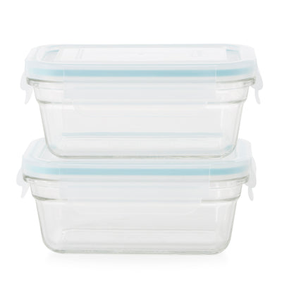Glasslock Oven/Microwave Safe Glass Food Storage Containers 14 Pieces (Open Box) - VMInnovations