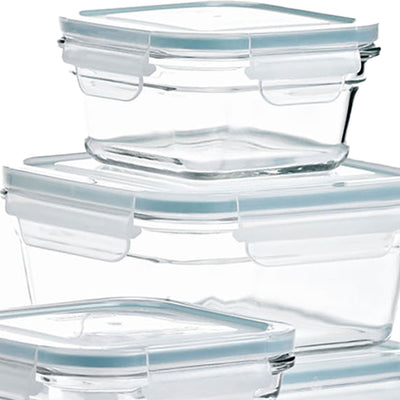Glasslock 24 Piece Oven Glass Food Storage Containers Set w/ Lids (For Parts) - VMInnovations