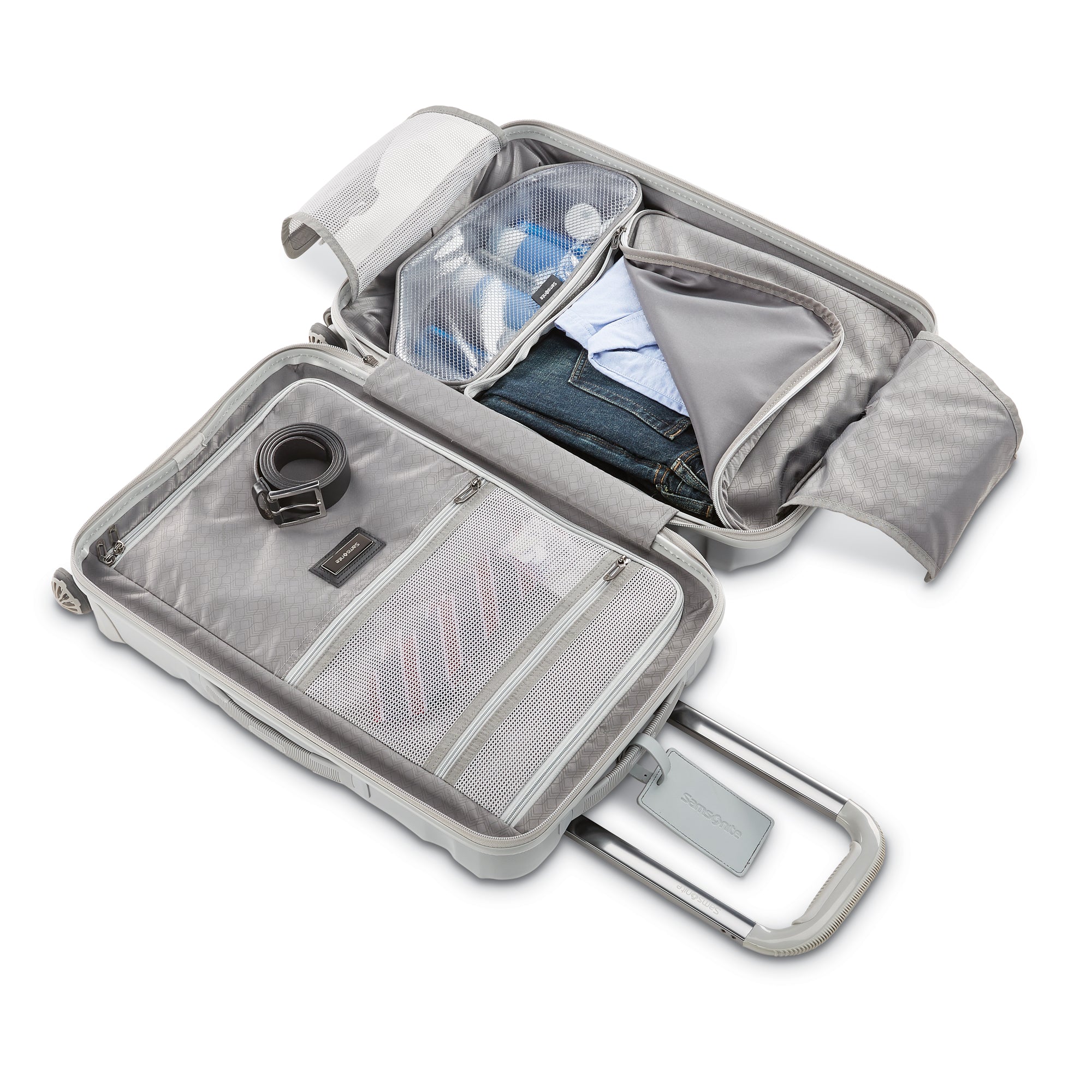 Samsonite Xcalibur XBT Spinner Hard Side Travel Carry On Suitcase (Open Box) - VMInnovations
