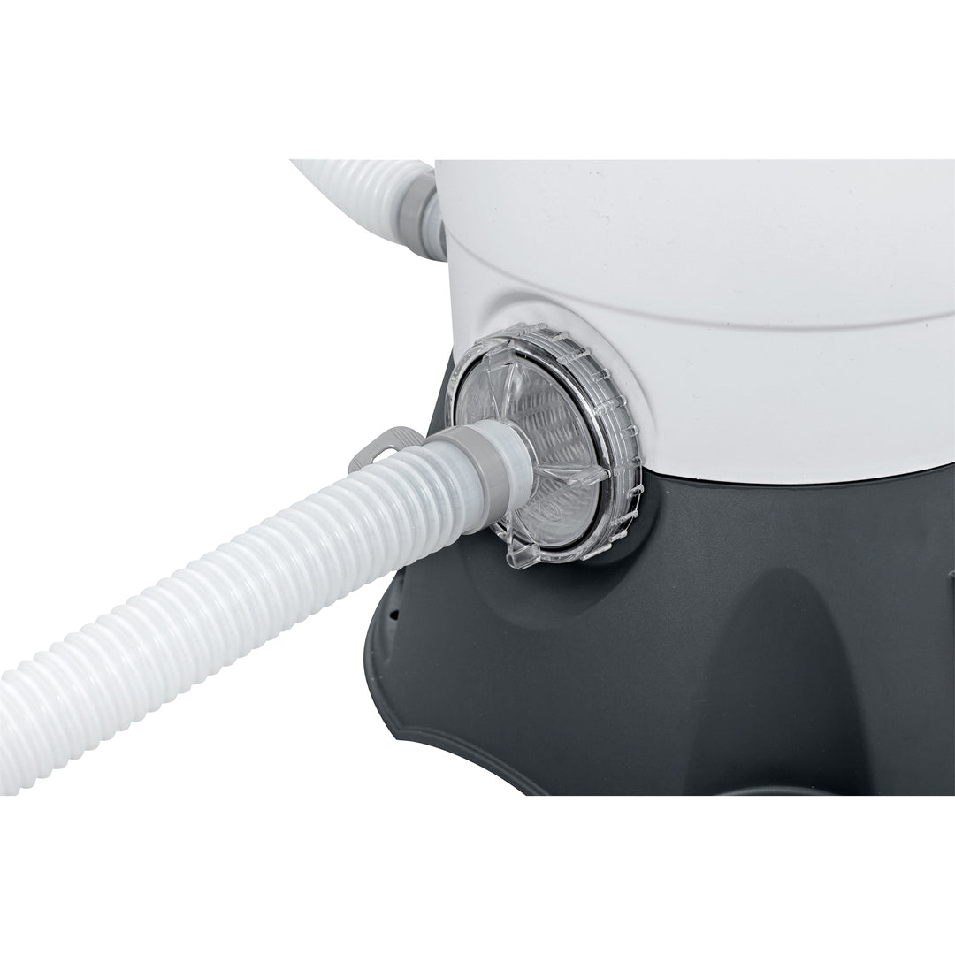 Bestway Flowclear 530 GPH Silica & Sand Pool Filter Pump, Gray (Open Box) - VMInnovations