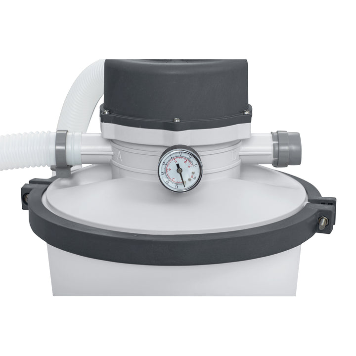 Bestway Flowclear 530 GPH Silica & Sand Pool Filter Pump, Gray (Open Box) - VMInnovations