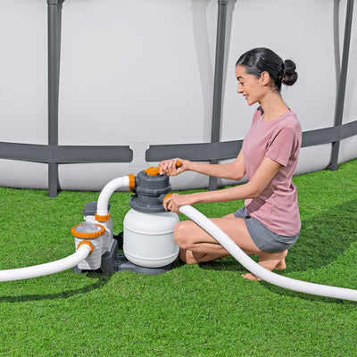 Bestway Durable Flowclear 1500 Gallon Sand Filter for Swimming Pools (Used) - VMInnovations