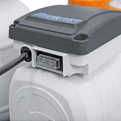 Bestway 58498E Flowclear 1500 Gallon Sand Filter Pump for Above Ground Pools