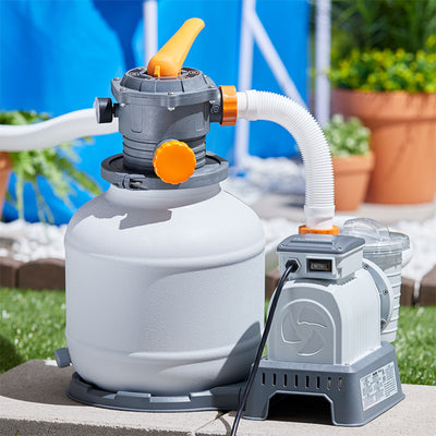 Bestway 58500E Flowclear 2200 Gallon Sand Filter Pump for Above Ground Pools - VMInnovations