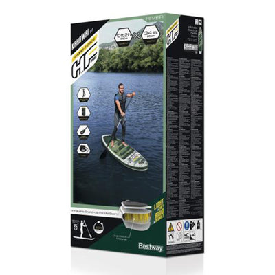 Bestway Hydro Force Kahawai 10 Foot Inflatable SUP Paddle Board w/ Pump (Used)