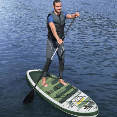 Bestway Hydro Force 10 Ft Inflatable SUP Paddle Board Package w/ Pump(For Parts)