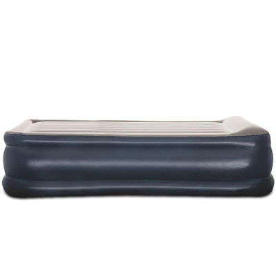 Bestway Tritech Inflatable Air Mattress 18" Queen Bed with Built-In Air Pump