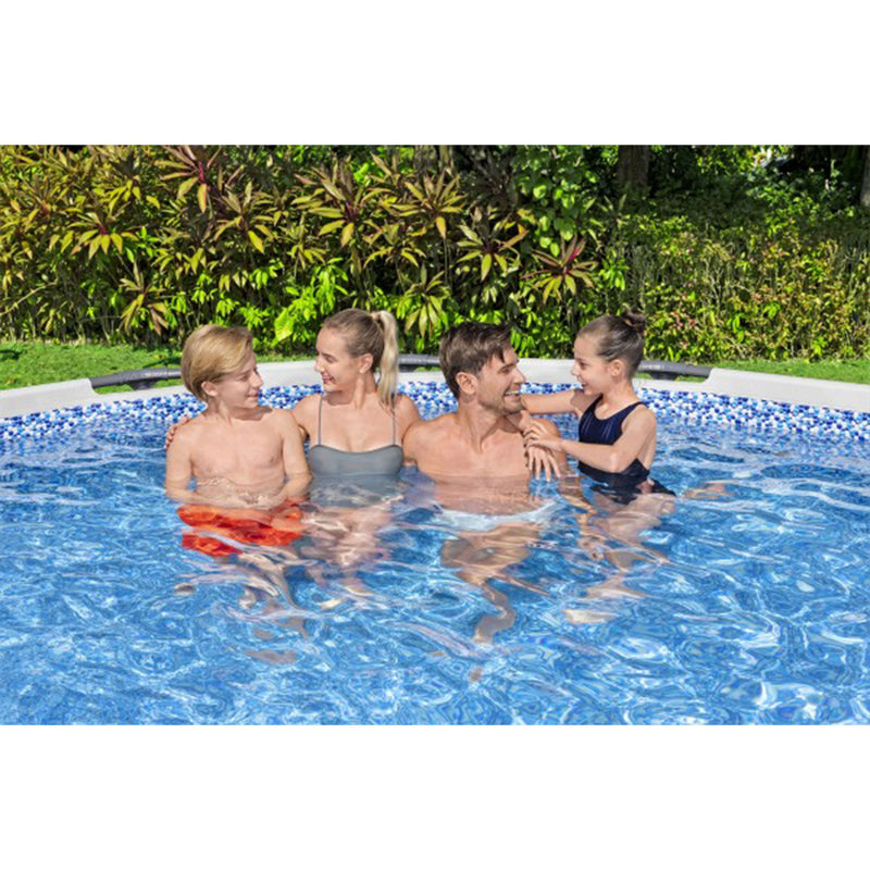 Bestway Steel Pro Max Family Size Round Steel Frame Swimming Pool (Open Box)