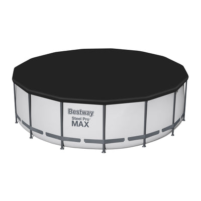 Bestway Steel Pro Max Family Size Round Steel Frame Swimming Pool (Open Box)