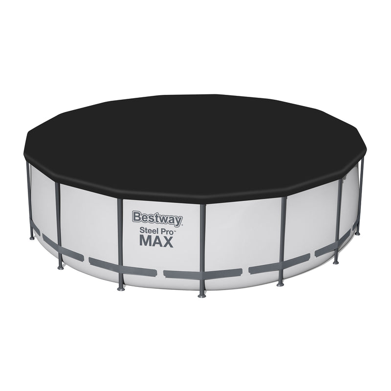 Bestway Steel Pro Max Family Size Round Steel Frame Swimming Pool (Open Box)