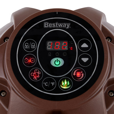 Bestway SaluSpa Helsinki AirJet 7 Person Inflatable Hot Tub, Pump & Chemical Kit