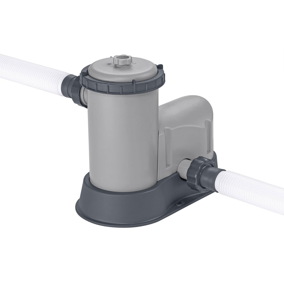 Bestway Power Steel 18ft x 9ft x 48in Swimming Pool Set with Pump (For Parts)