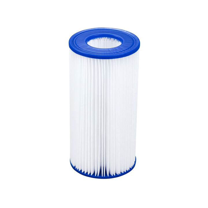 Bestway Power Steel 18 x 9 x 4 Foot Above Ground Pool Set with Pump (Used)