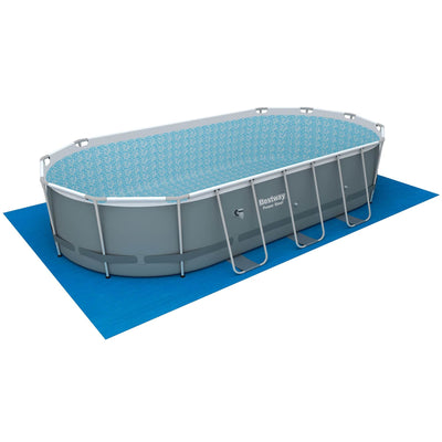Bestway 56711E Power Steel 18ft x 9ft x 48in Above Ground Swimming Pool Set - VMInnovations