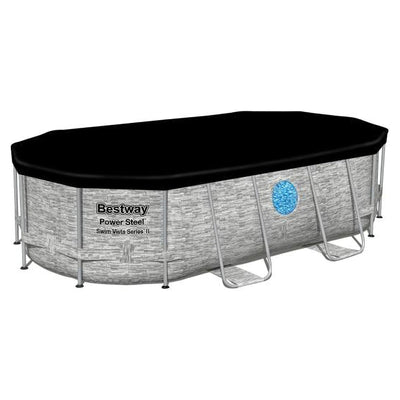 Bestway Power Steel Vista 14'x8'2"x39.5" Above Ground Swimming Pool(For Parts)