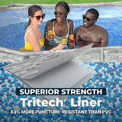 Bestway Power Steel Swim Vista 14 x 8 x 3.3 Foot Pool Set with Pump (Used) - VMInnovations