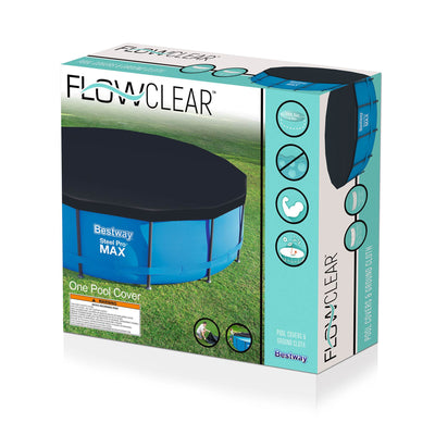 Bestway Flowclear 15' Round Pool Cover for Pools (Pool Cover Only) (Open Box)