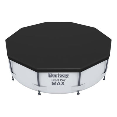 Bestway Flowclear Round 10' Pool Cover for Above Ground Frame Pools (Cover Only) - VMInnovations