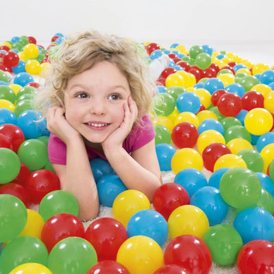 Bestway Fisher-Price Small Plastic Multi-Colored Play Ball Pit Balls, 250 Count