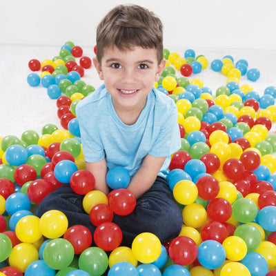 Bestway Fisher-Price Small Plastic Multi-Colored Play Ball Pit Balls, 250 Count