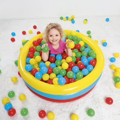 Bestway Fisher-Price Small Plastic Multi-Colored Play Ball Pit Balls, 250 Count