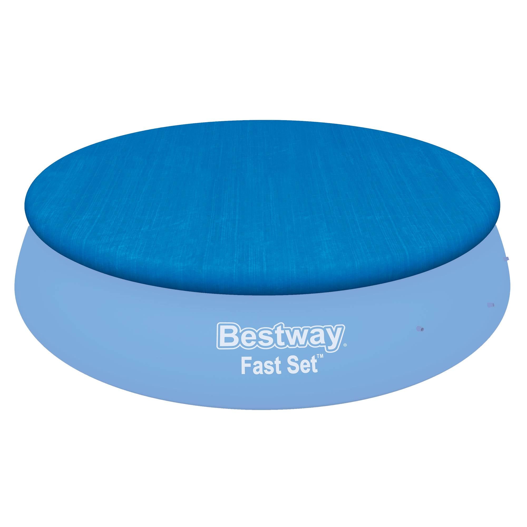Bestway 58035E Flowclear Fast Set Pool Debris Cover for 15 Foot Round Pools