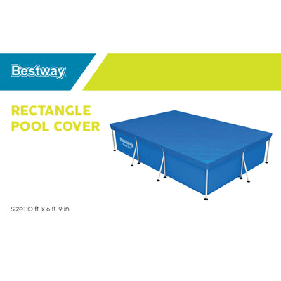 Bestway Flowclear Rectangle 13' 1" x 6' 11" Above Ground Pool Cover (Cover Only)