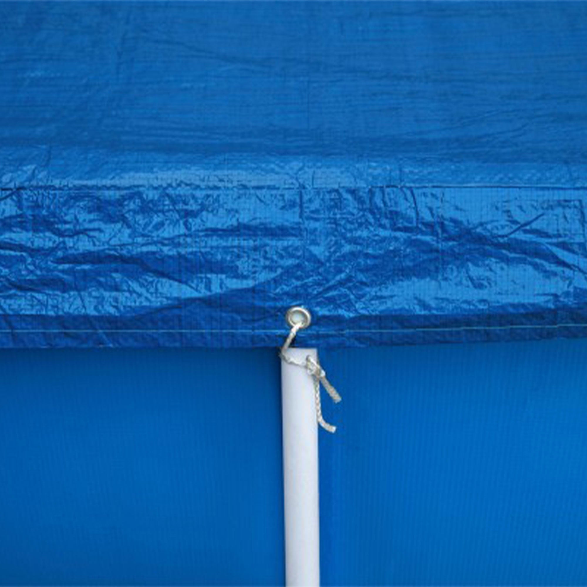 Bestway 157 x 83 Inch Above Ground Pool Tarp Cover for Steel Pro Pool (Open Box) - VMInnovations