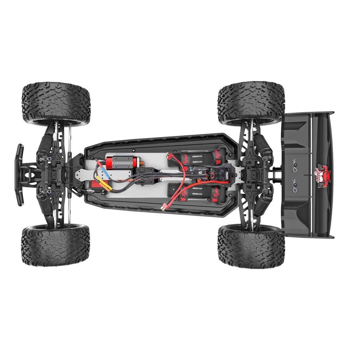 Redcat Shredder 1/6 Scale Brushless Electric Monster Truck, Red (Used)