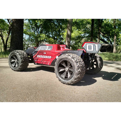 Redcat Shredder 1/6 Scale Remote Control Monster Truck, Red (For Parts)