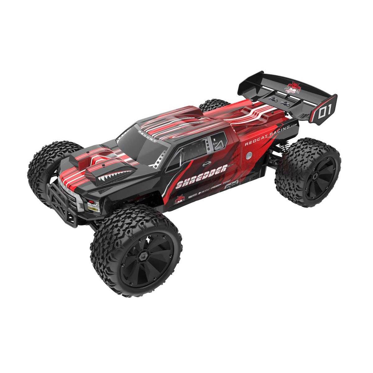 Redcat Shredder 1/6 Scale Brushless Electric Monster Truck, Red (Used)