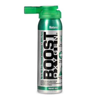 Boost Oxygen Canned 2-Liter Natural Inhaler Canister Bottle, Flavorless (7 Pack) - VMInnovations