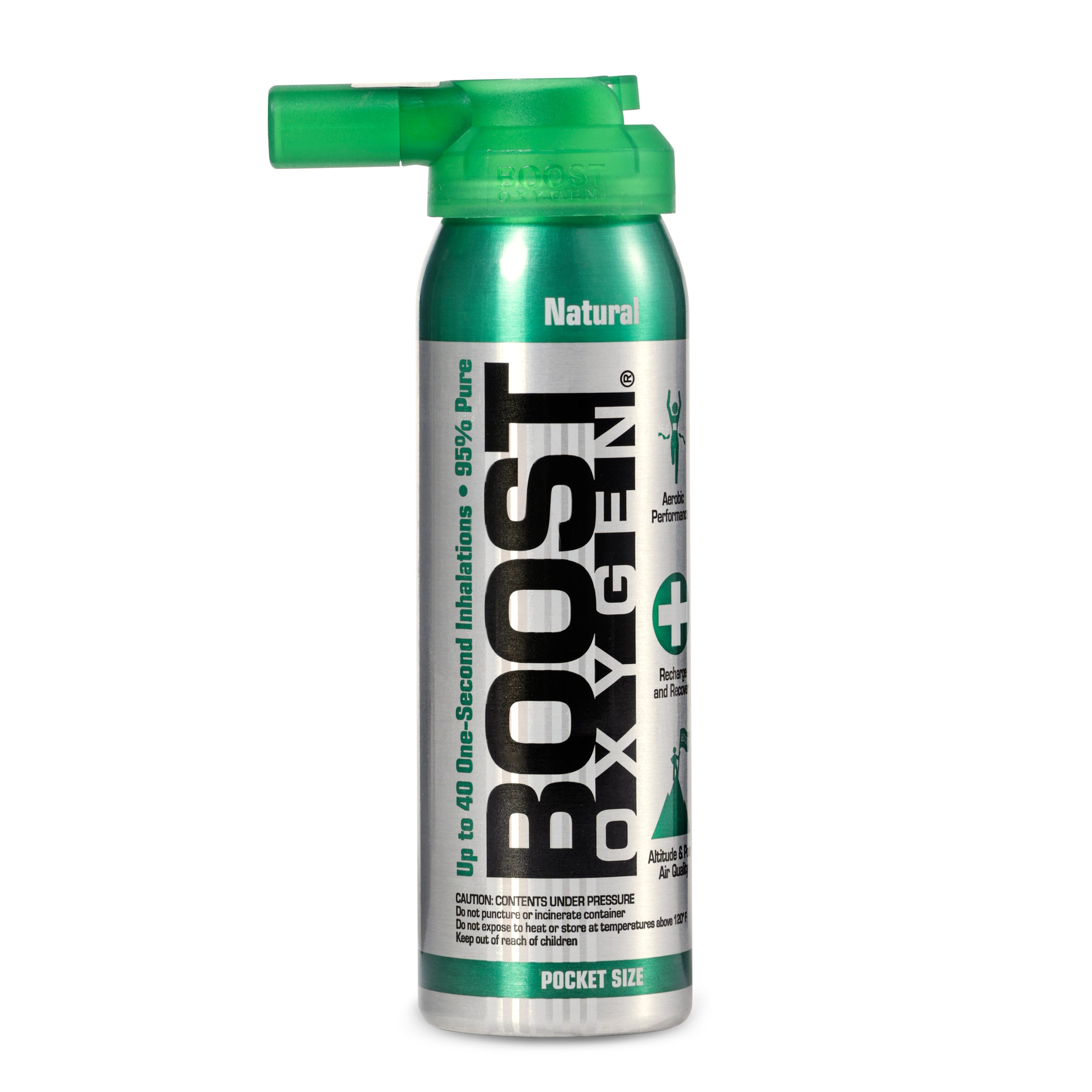 Boost Oxygen Canned Natural Oxygen Inhaler 2L, 5L, & 10L Bottles, Flavorless - VMInnovations