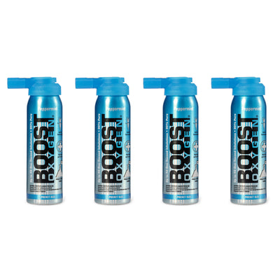Boost Oxygen Canned 2-Liter Natural Oxygen Canister, Peppermint (4 Pack)