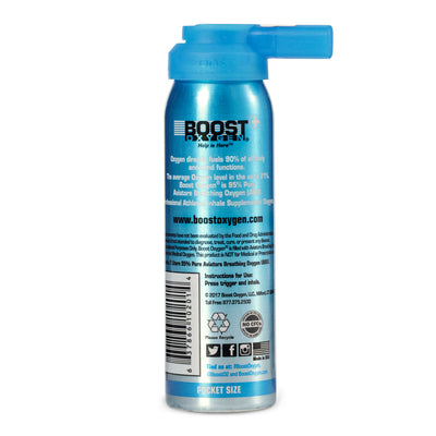 Boost Oxygen 5 & 2 Liter Natural Portable Pure Canned Oxygen Canister (5 Pack) - VMInnovations