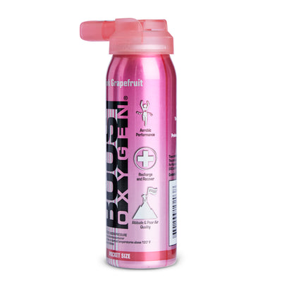 Boost Oxygen Canned 2-Liter Natural Oxygen Canister, Pink Grapefruit (6 Pack)