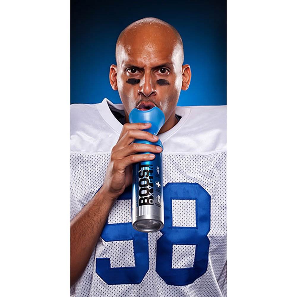 Boost Oxygen 3, 5, & 10L Supplemental Oxygen Can Bottle w/Mouthpiece, Peppermint - VMInnovations